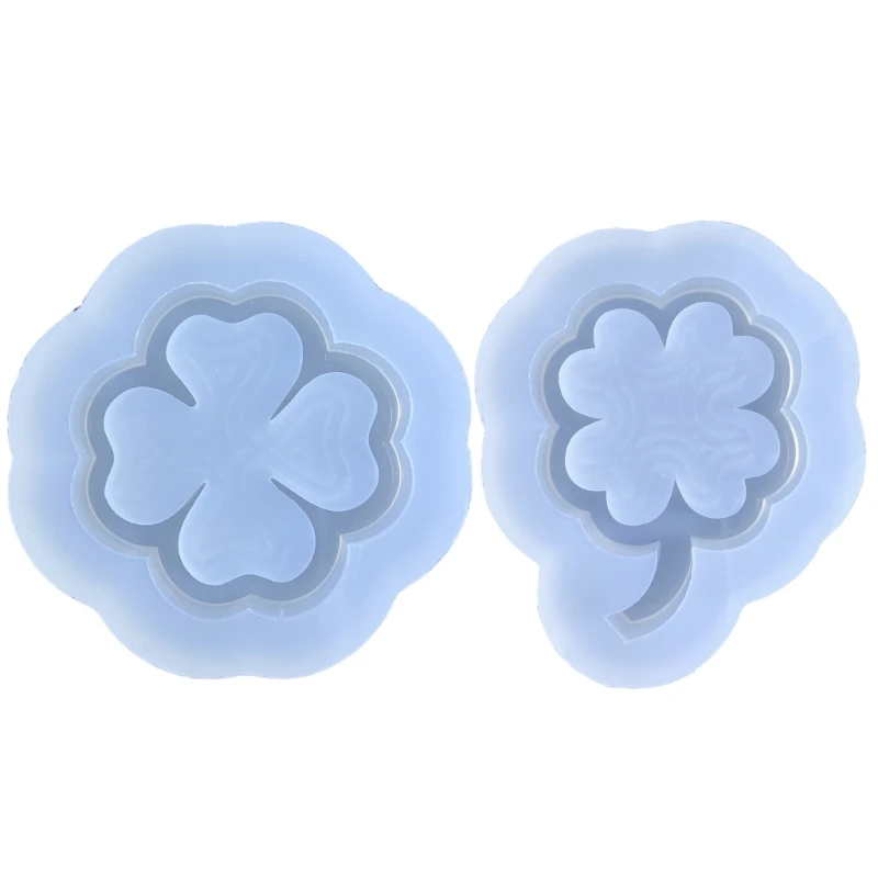 

Resin Shaker Silicone Molds Clovers for DIY Craft Keychain Decorations