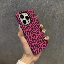 New Suitable for iPhone16 Sexy Leopard Print Phone Case 15promax Double Layer 2-in-1 14pro Full Package13Drop Protection Cover11