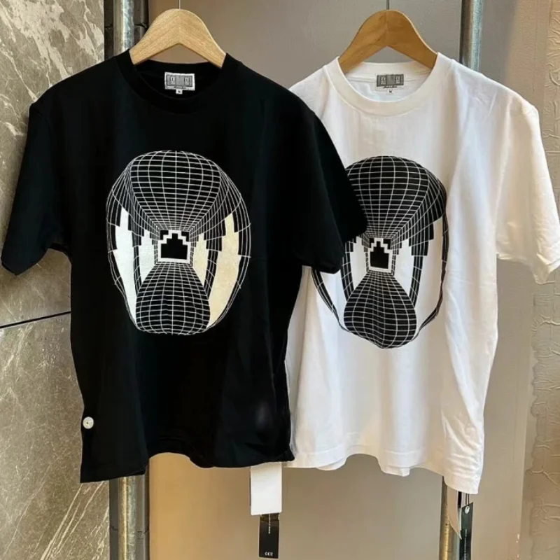

3D Pyramid Print Cavempt T Shirt Men Women Casual Loose Summer Breathable Fashion C.E Short-sleeved T-shirt