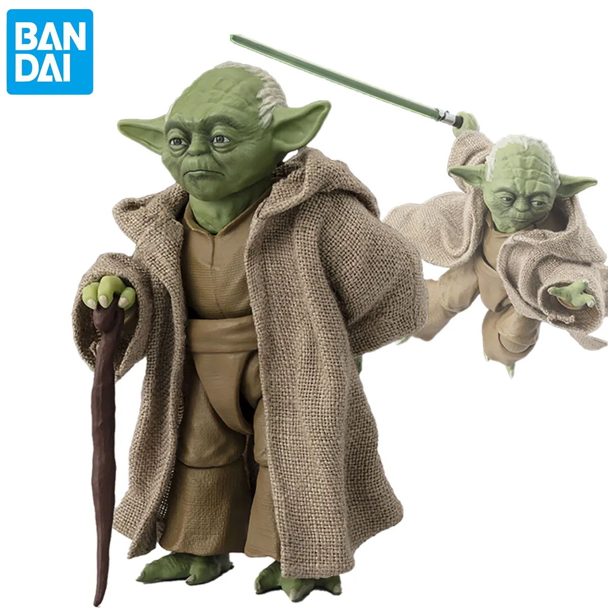 

Original in Stock Bandai Spirits S.H.Figuarts Star Wars: Episode III Revenge of The Sith Yoda Classic Ver Action Figure Model