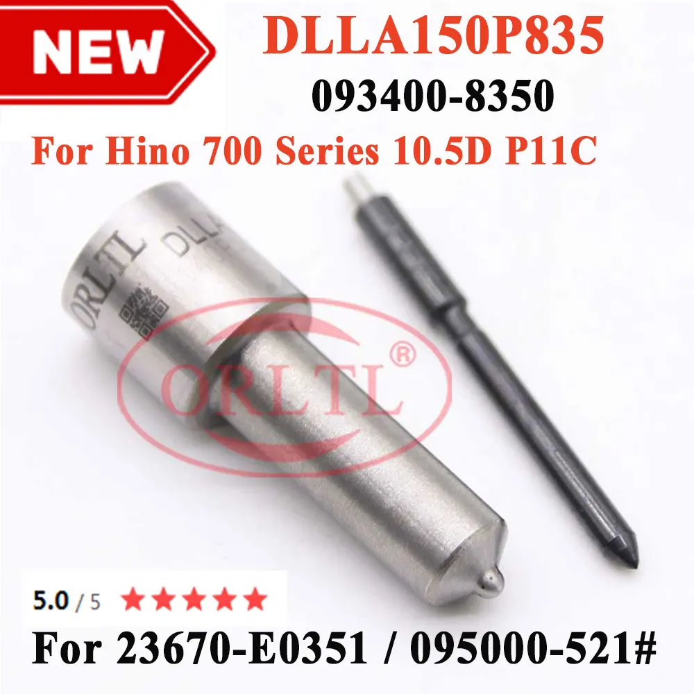 

DLLA150P835 CR сопло DLLA 150P 835 0934008350 с черным покрытием инъекция Φ 150P835 для Hino 095000-5211 23670-E0351