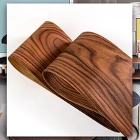 Natural Rosewood Veneer 0.2mm Premium Wood Skin for Speaker Cabinet & Wall Paneling (Smooth Surface)size:17x250cm