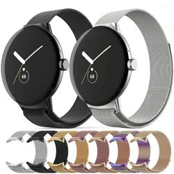 Cinturino Milanese per Google Pixel Watch 2 cinturino magnetico braccialetto Correa Google Pixel Watch 2 cinturino in metallo in acciaio inossidabile