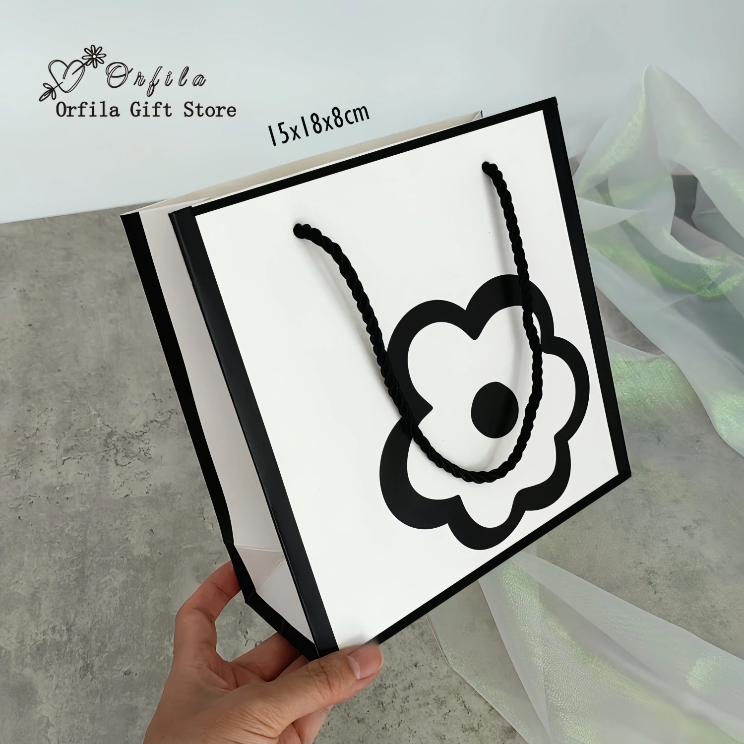 10 szt. Papierowych torebek na prezenty z własnym logo dla małych firm, personalizowane opakowania na biżuterię, upominki ślubne, torby na prezenty walentynkowe