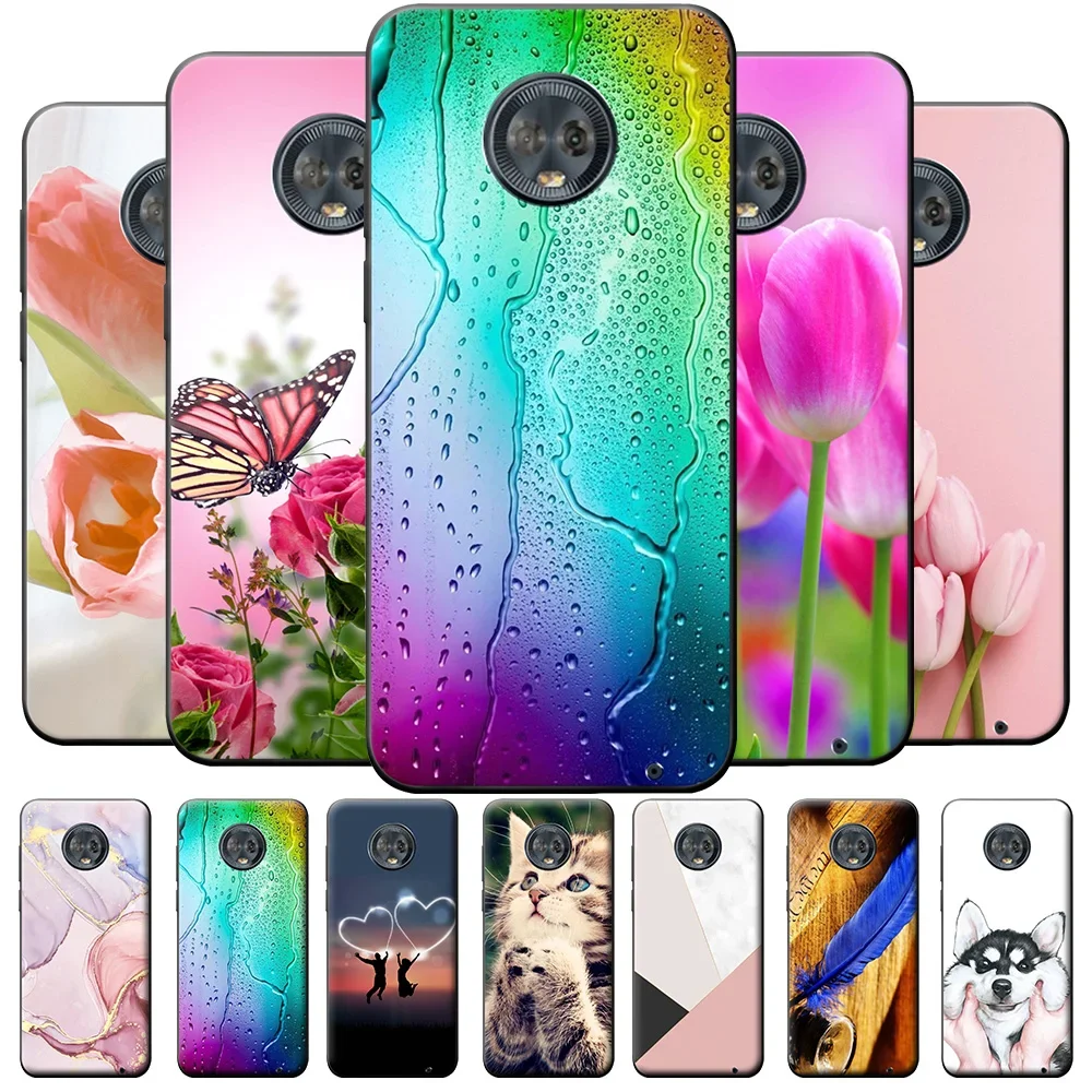 For Motorola Moto G6 G6 Plus G6 Play Case Matte Silicone Cover Case For Moto G6 Plus Fashion TPU Protective Back Cover G6 Play