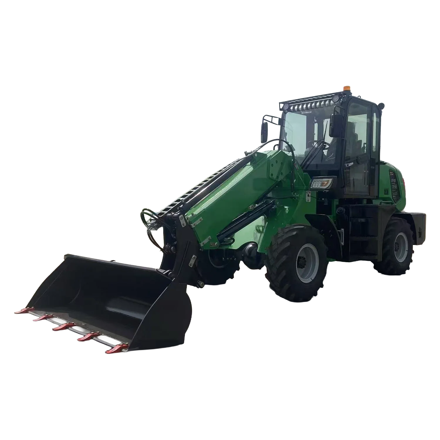 Hydraulic Telescopic Wheel Loader Compact Front End Loader with 0.65m³ Bucket for Agriculture