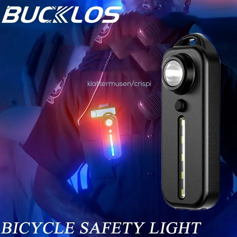 Portable Outdoor Sport Light Night Cycling Headlight Taillight 4gear Multi-function Riding Warning Light LED Rear Bike Lights