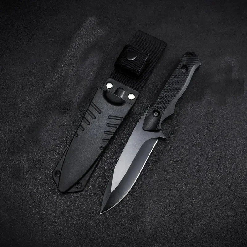 Mały prosty nóż ze stali nierdzewnej o wysokiej twardości wielofunkcyjny nóż outdoorowy Nóż ze stali nierdzewnej nóż kempingowy do grillowania