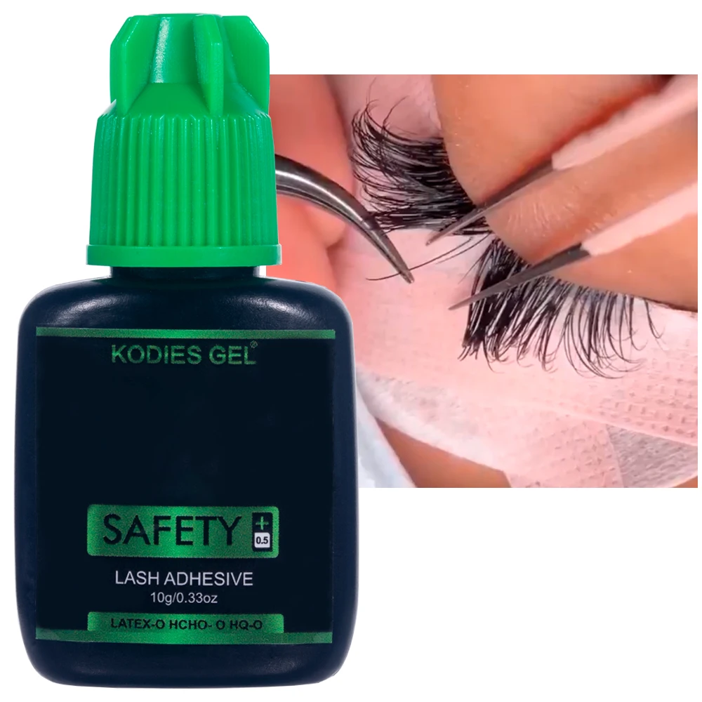 KODIES GEL 10g Eyelash Extension Glue 0.5s Fast Dry Long Lasting 50 Days Lashes Glue Supplies Safety Healthy Individual Bonder