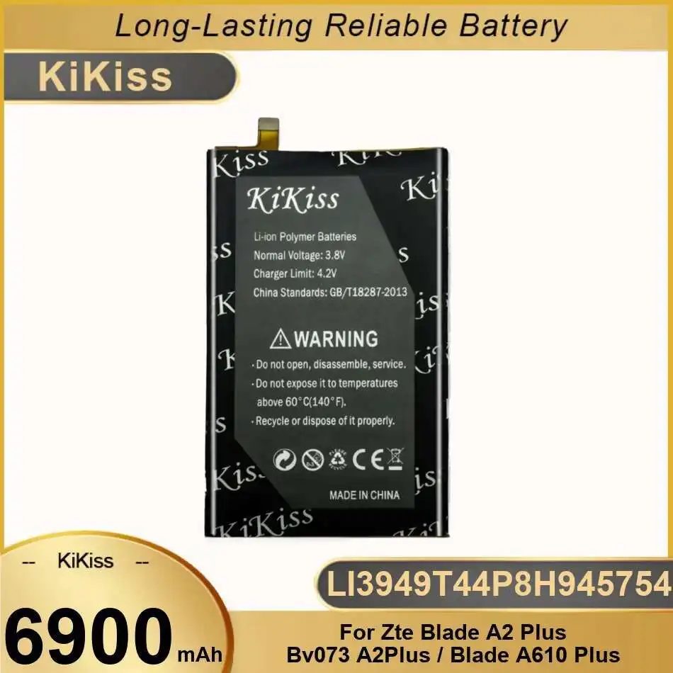 

6900mAh LI3949T44P8H945754 For Zte Blade A2 Plus BV0730 A2Plus Blade A610 Plus Durable Mobile Phone Battery
