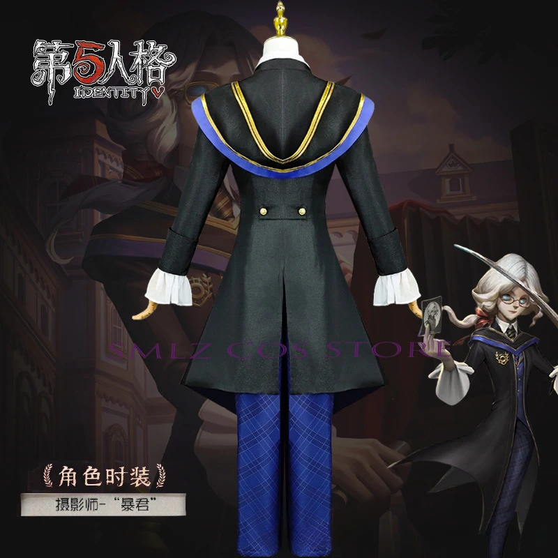 Jogo identidade v cosplay tiranho joseph desaulniers cosplay supervisor torre de marfim joseph fotógrafo uniforme escolar terno joseph