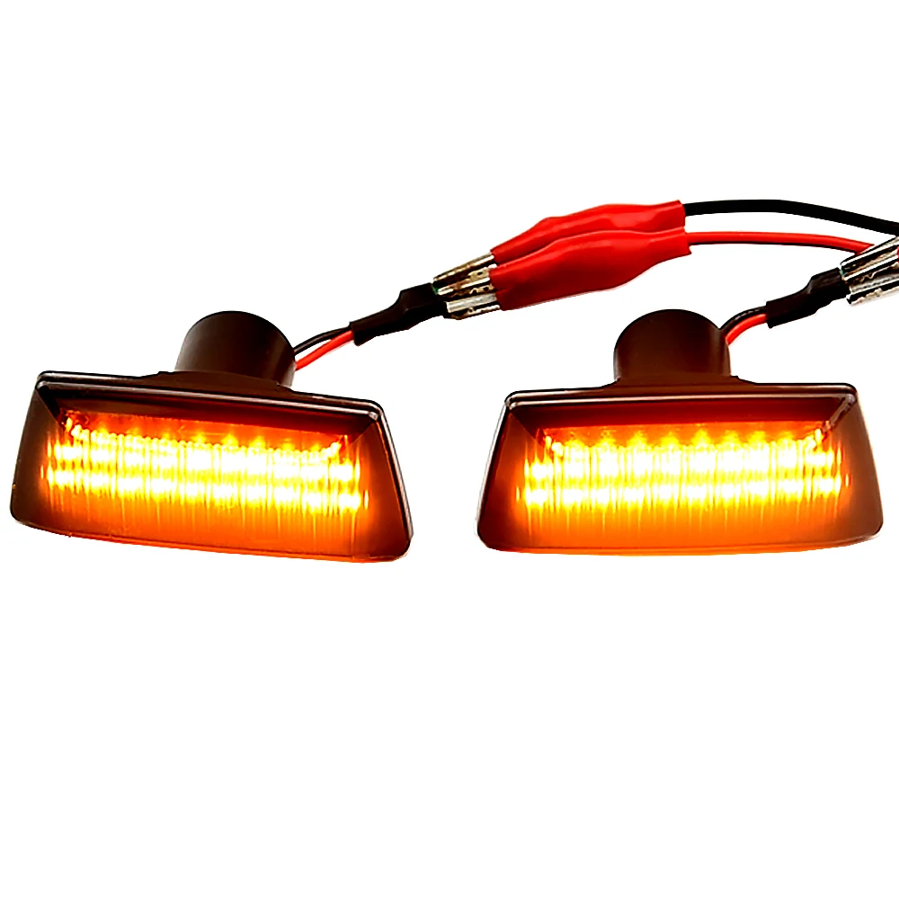 2pcs For Opel Insignia Astra H Zafira B Corsa D For Chevrolet Cruze Dynamic LED Car Side Marker Lights Repeater Signal Lights