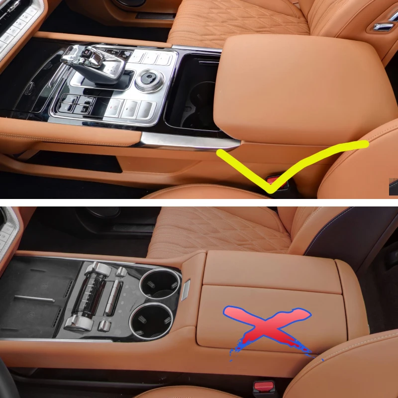 مسند ذراع السيارة صندوق ل Haval H9 MK2 2024 2025 2026 زيادة الارتفاع وسادة الغطاء الواقي حقيبة التخزين الأنسجة صندوق الملحقات #4