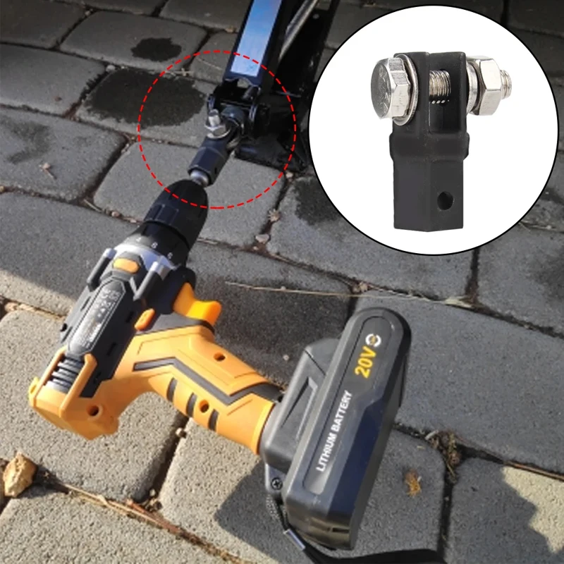 

Адаптер для ножничного домкрата, инструмент для подъема и обслуживания, ключ для гайковерта 1/2 дюйма, для внедорожников 4x4, универсальные автоаксессуары