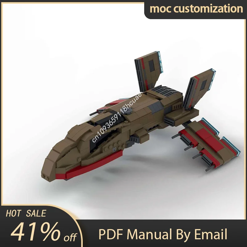 

526pcs Moc Space Series The Moldy Crow Transport Aircraft Model Building Blocks Originality Assembly Bricks Birthday Toys Gifts