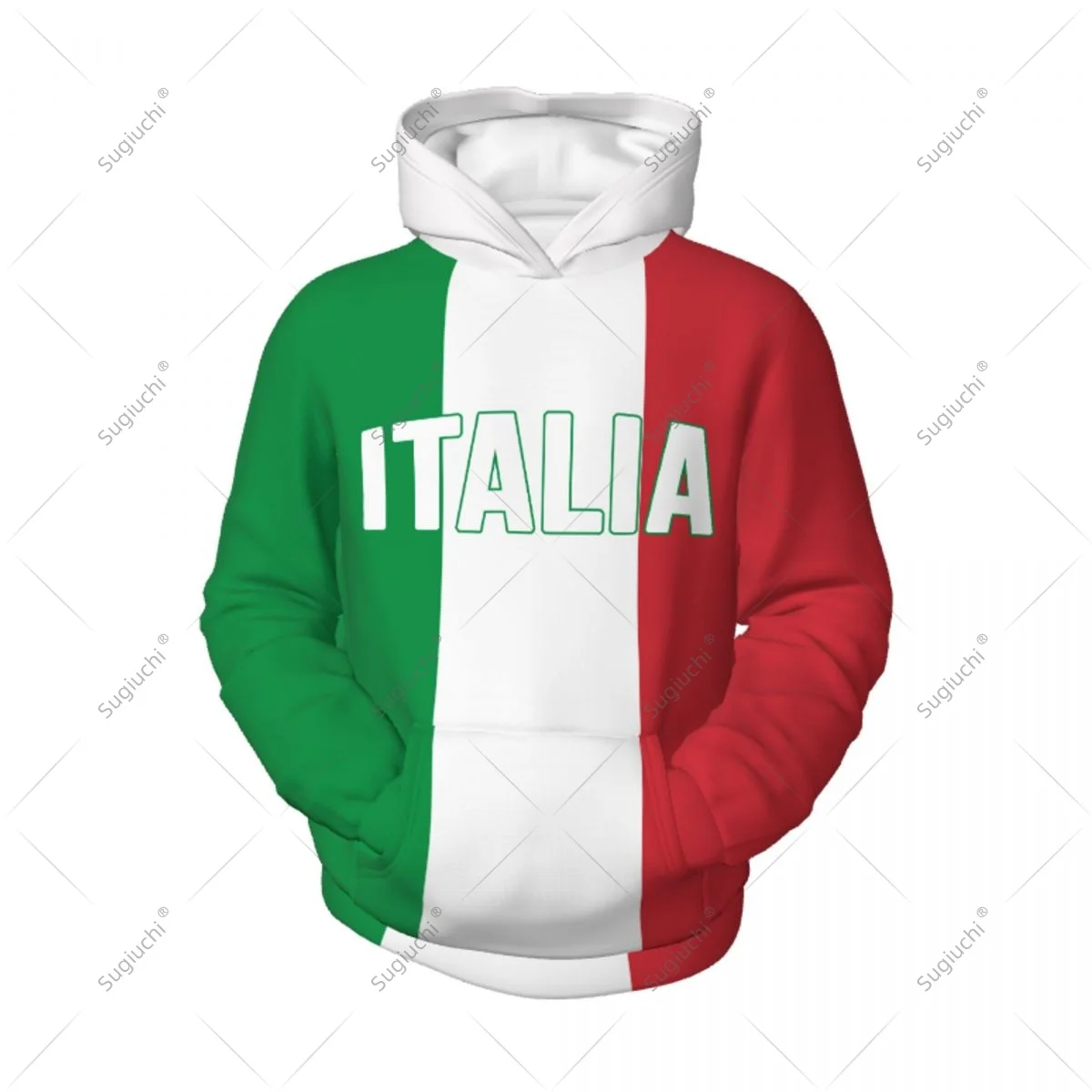 

Unisex 3D Youth Hoodie Italian Italy Flag Kids Boys Girls Sweatshirt Pullover Hoodies Polyester