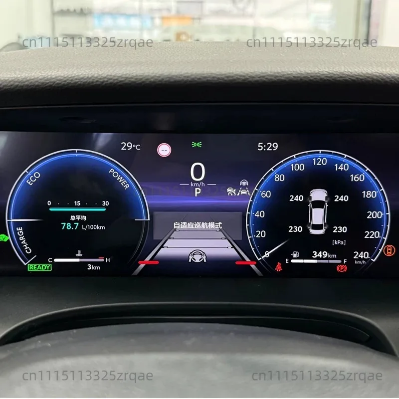 Suitable for Asia Dragon ninth generation Camry LCD instrument low-end upgrade high-end 12.3-inch instrument odometer