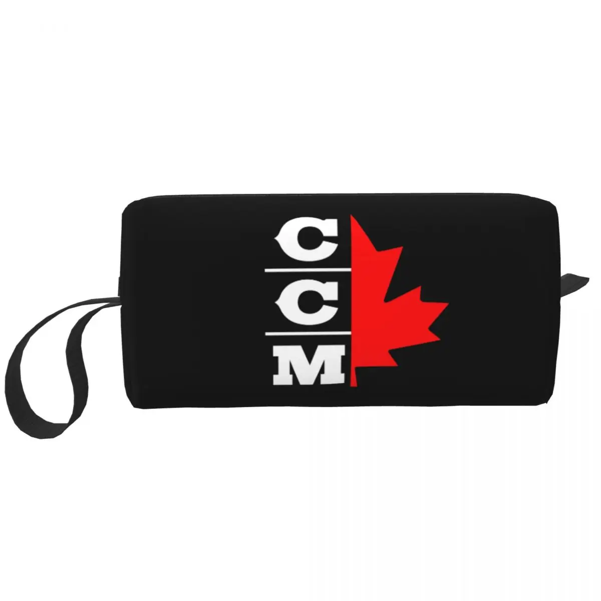 CCM Canada Logo Ice Hockey Large Makeup Bag Waterproof Pouch Travel Cosmetic Bags Organizer for Women