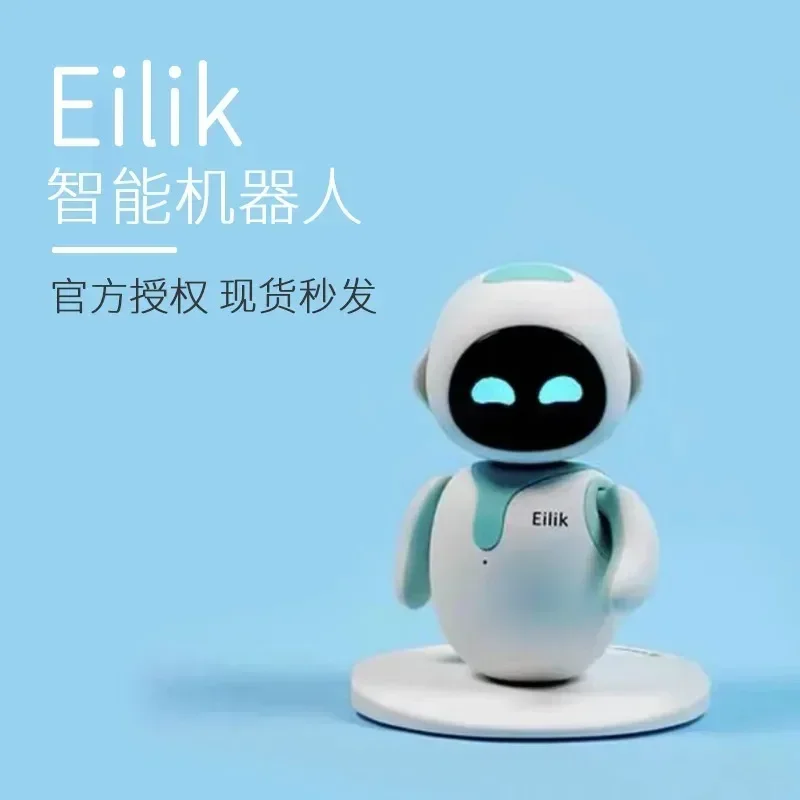 Robot Eilik, compañero emocional, interacción por voz, AI, vida Digital, Robot Virtual de escritorio para mascotas o 5 accesorios aleatorios