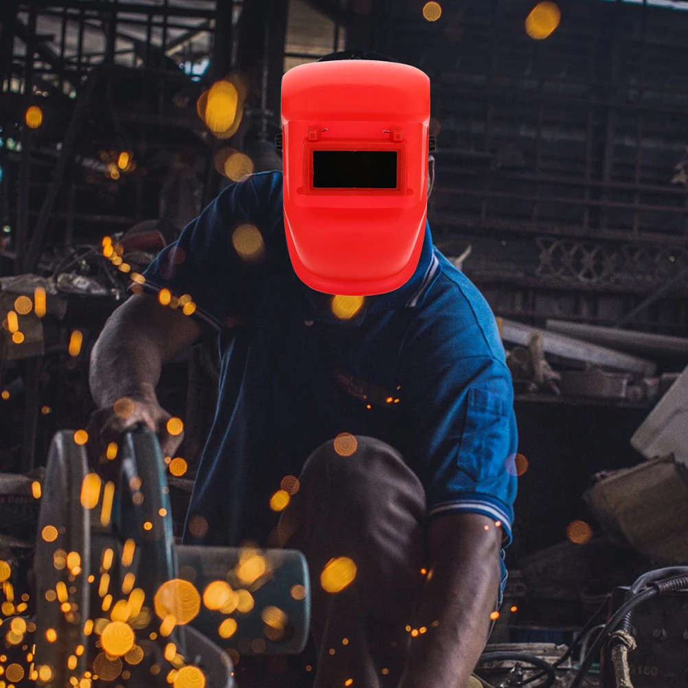 

2Pcs Welding Hood with Adjustable Design Professional Plastic Welding Shield for Long Term Use Welder Safety Gear