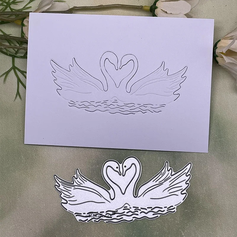 New Swan decoration Metal Cutting Dies for DIY Scrapbooking Album Paper Cards Decorative Crafts Embossing Die Cuts