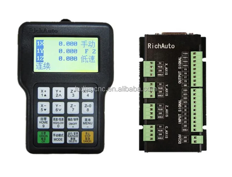 CNC controller rich auto A11S cnc controller ,three axis wood/stone CNC router machine controller price