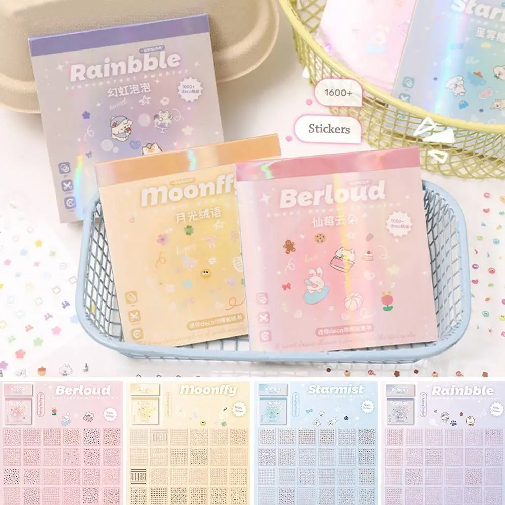 24Pcs/Set No-Repeat Nail Sticker Soft Embossed Self Adhesive Cup Stickers Multifunction Cartoon Stickers for Nail Art Decoration