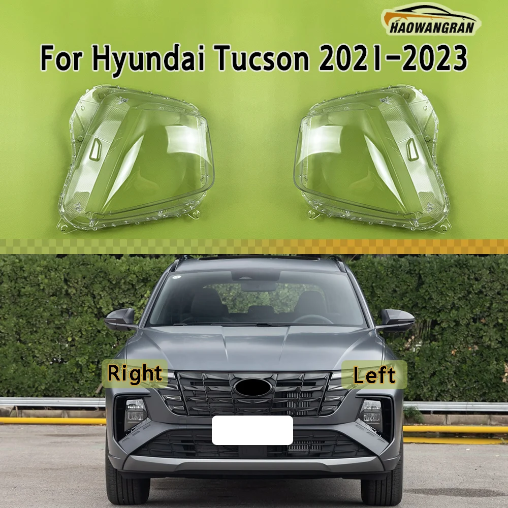 

Transparent Headlight Cover Headlamp Shell Clear Lens Plexiglass Lampshade For Hyundai Tucson (Domestic Version) 2021 2022 2023