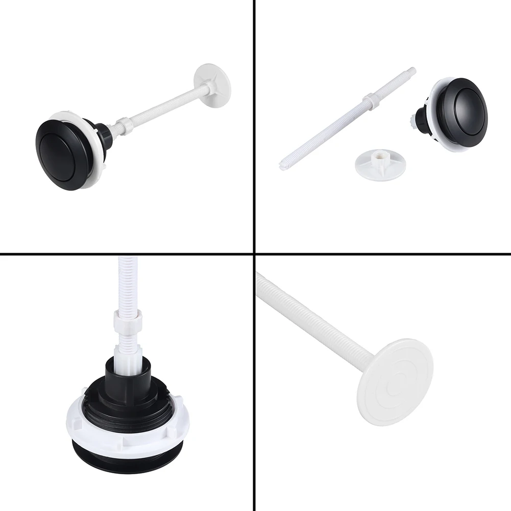 Toilet Push Button Flush Replacement 38mm Single Flush Round Head Toilet Button For Bathroom Toilet Water Tank Repair Accessory