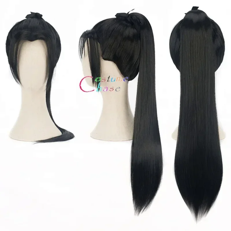 Luo Binghe Shen Qingqiu Scum Villain Self Saving System Cosplay Long Black Heat Resistant Synthetic Hair Halloween Costume MN1