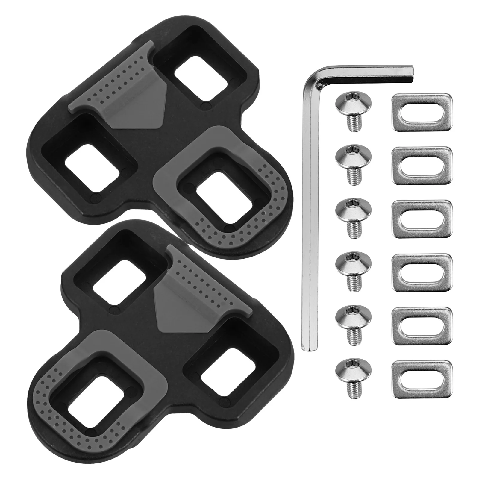 

1Set Sturdy Bike Cleat Replacement Cycling Pedal Cleats Compatible Road Mountain Bike Durable Portable Cycling Accessories