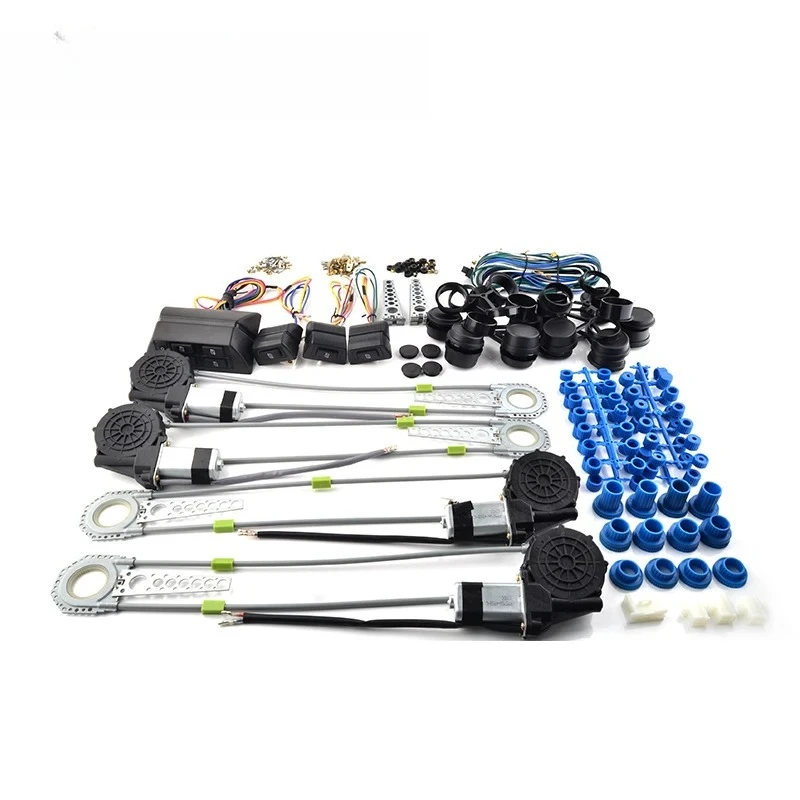 Universal 4-door Power Window Kit Power Window Roll up Closer Module Kit 2/4 Door Power Window Kit