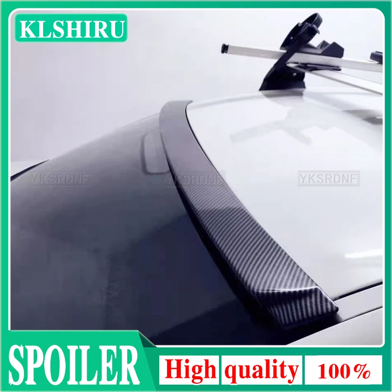 High Quality ABS / Carbon Color Glossy Black Rear Window Roof Spoiler Fits for BMW 3 M3 Series 320i 325li 328i E90 2006-2011