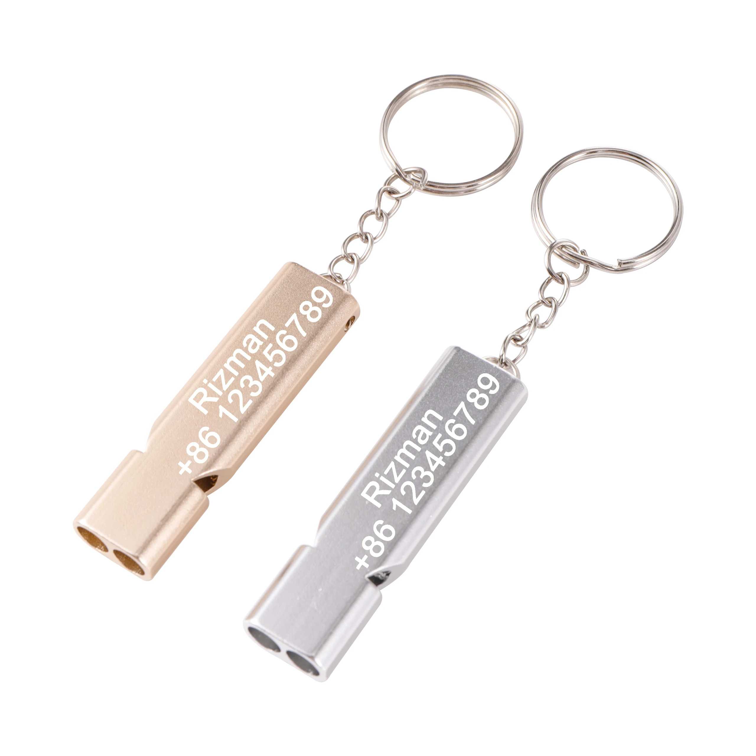Customizable Bird Training Whistle Pigeon Parrot Training Bird Whistle Portable Metal High Decibel Outdoor Survival Whistle