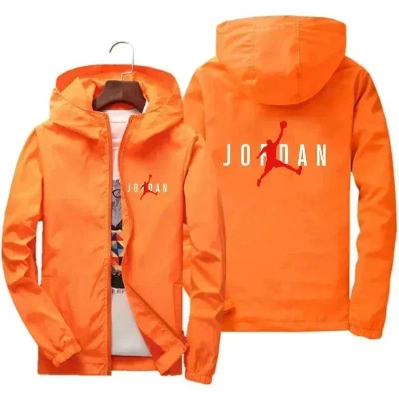 New 2026 Spring/Autumn Men's Casual Hooded Jackets, Outdoor Casual Men's and Women's Waterproof Large-Sized Casual Jackets Mens