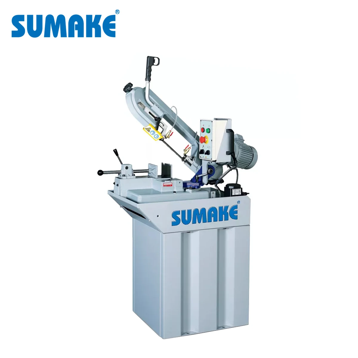 

Quality Guaranteed SUMAKE Metal Cutting Band Saw Machine With Stand & Coolant System