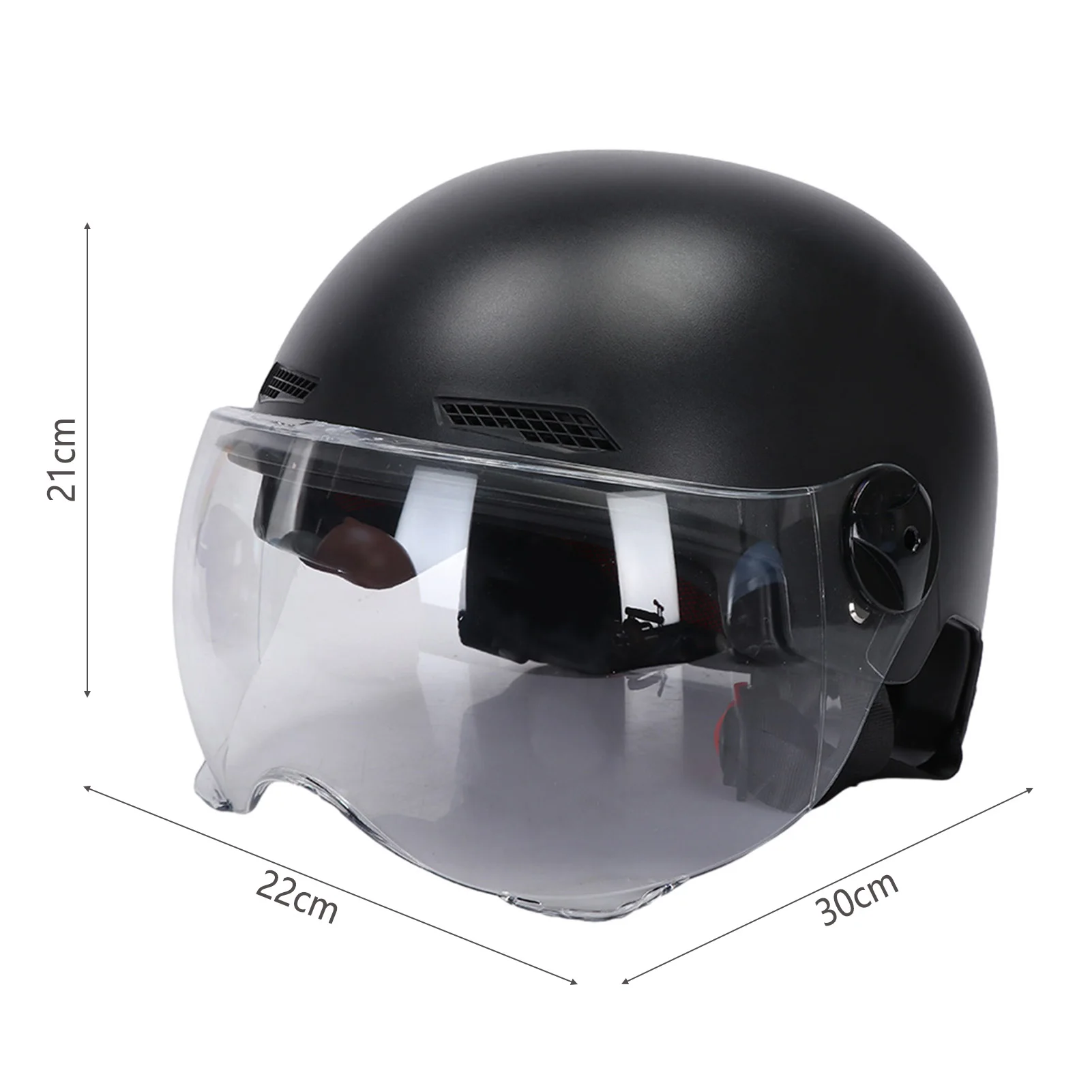 Adult Electric Motorcycle Helmet Half Helmet Scooter Motor Crash Helmet Motorcycle Bicycle Sunshade Sun Protection Summer