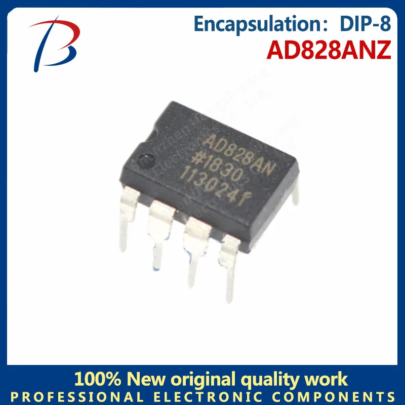 1PCS AD828ANZ silk screen AD828AN package DIP-8 IC amplifier