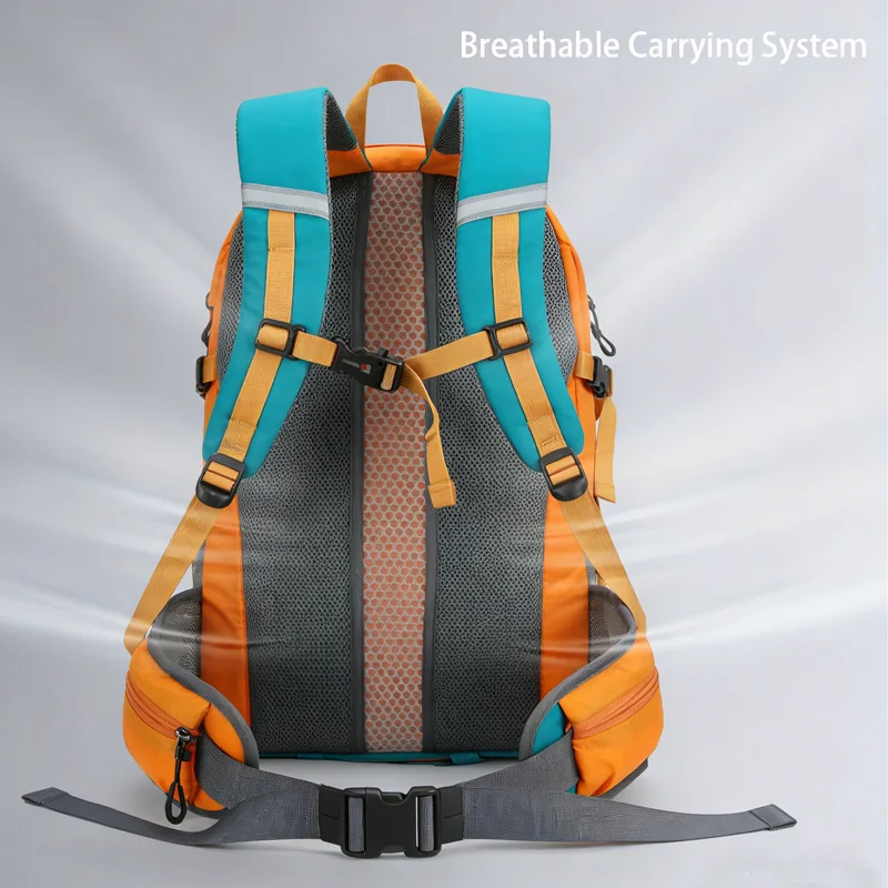 Picture 4: Lightweight outdoor hiking backpack, multifunctional and multi compartment comfortable lightweight travel backpack, adjustable b