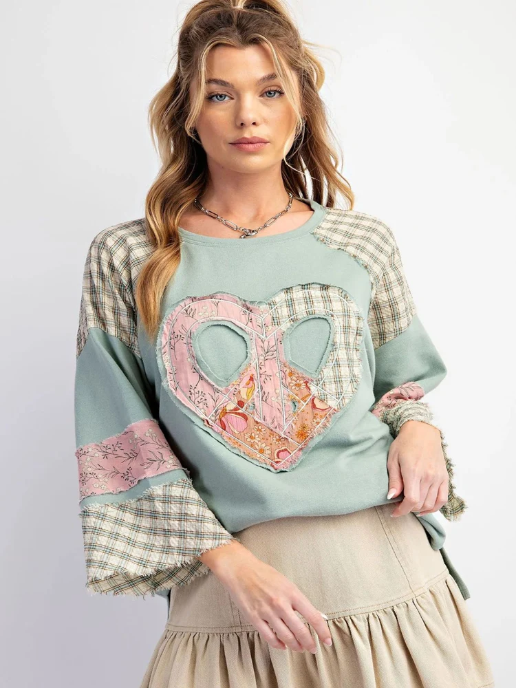 New Autumn Vintage Kawaii Round-neck Long-sleeve Women's Pullover, Stylish Printed Y2K Loose-fitting Women's Sweatshirt Clothing