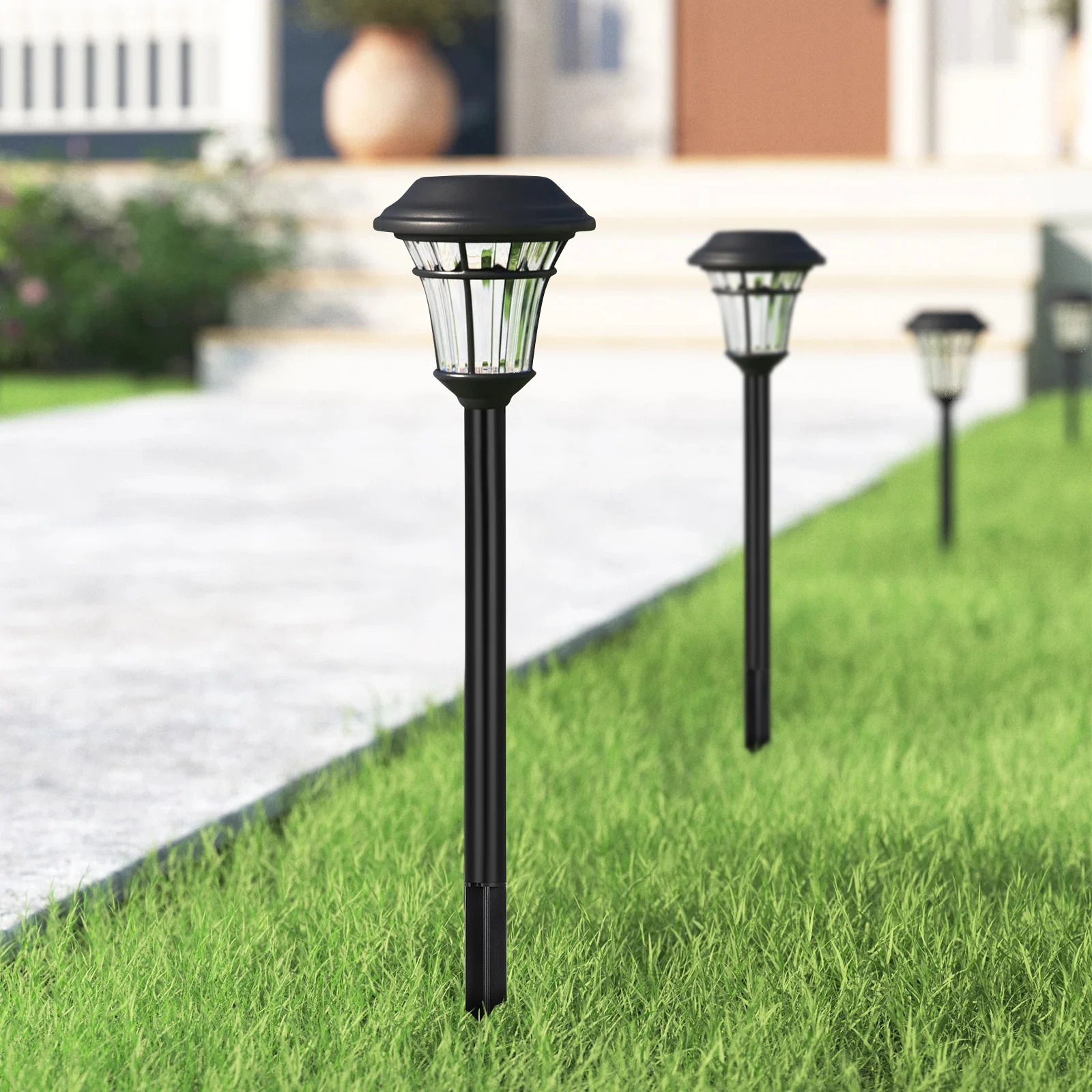 

8Sets Garden Light Accessories Solar Light Stakes Replacement Parts Outdoor Decor Durable Weather Resistant Landscaping Stakes