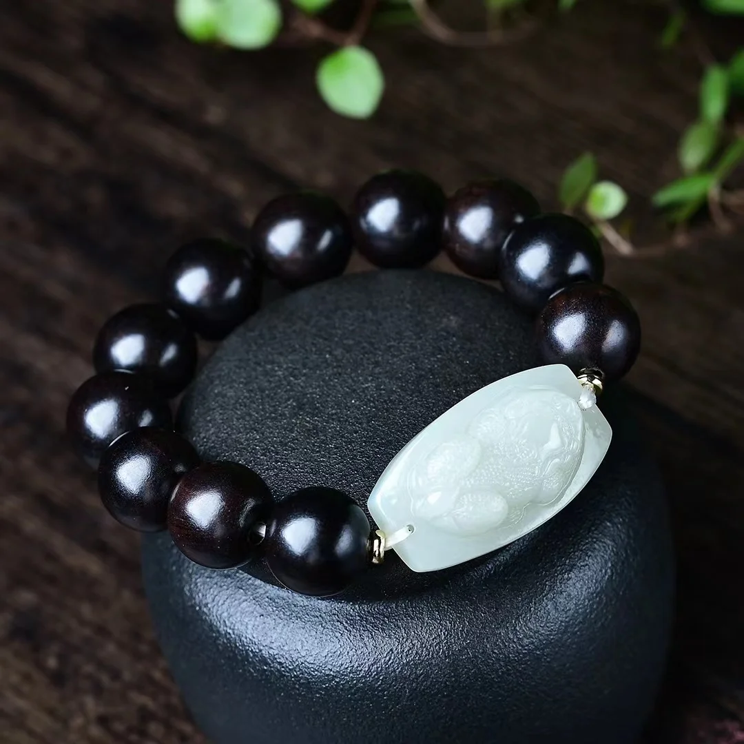 New Hot-selling High-quality Hetian Jade Lucky Pixiu Bracelet Jewelry 1301#