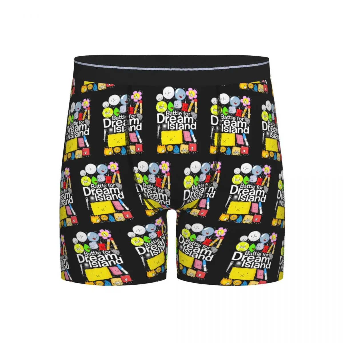 

Long Boxer Underpants Shorts BFDI Poster Panties Men's Ventilate Underwear for Homme Man Boyfriend Gift