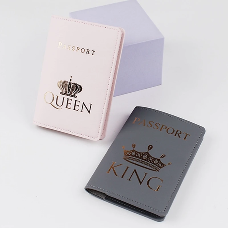 

PU Leather Passport cover for Women Men Bride Travel Wedding Gift Lover Couple