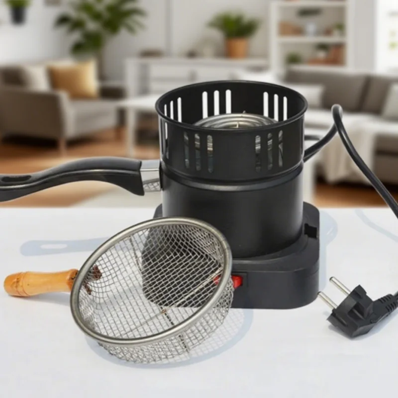 

220V/50Hz 500W EU Plug Electric Coal Burner Plate with Metal Met Hookah Heating System Shisha Chicha Narguil Accessories