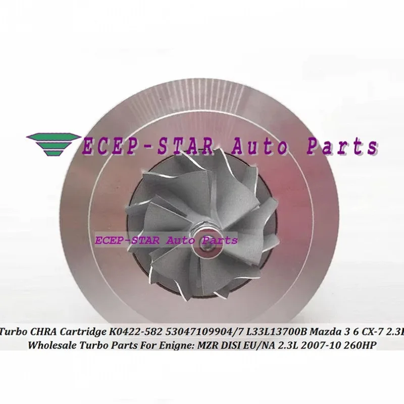 Turbo Cartridge CHRA K0422-582 53047109904 53047109907 For MAZDA 3 CX-7 MZR DISI 2.3L L33L13700C L3YC1370Z L3Y11370ZC L3Y31370ZC