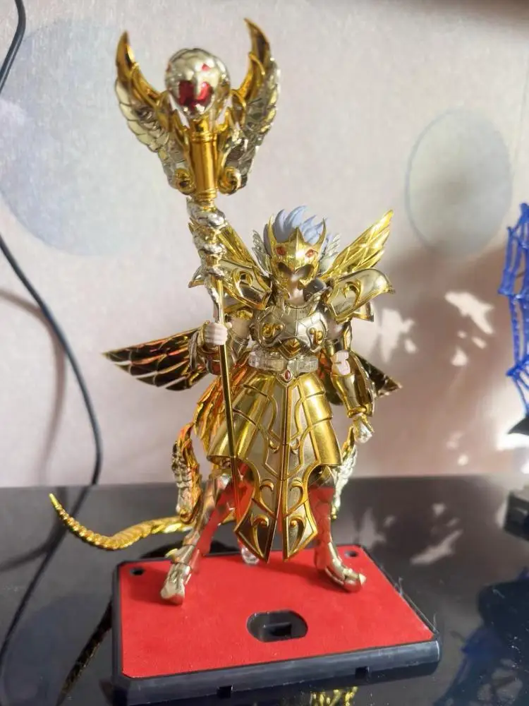 In Stock Star Model Saint Seiya NEXT DIMENSION EX 13th Gold Saint JM Ophiuchus Odysseus Action Figure Metal Armor Model Toy