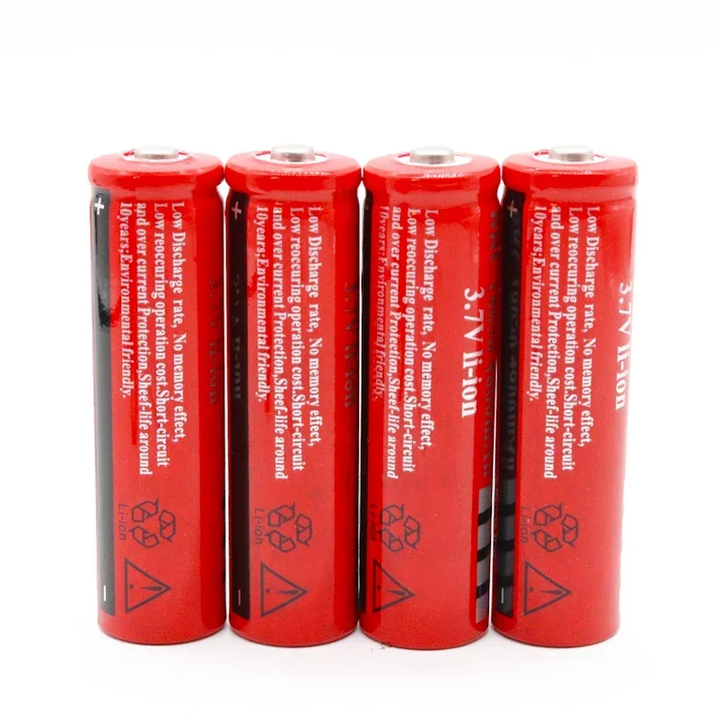 18650 Battery 3.7V  4800mAh Rechargeable Liion  for Led Flashlight Litio Voor   From Electronic