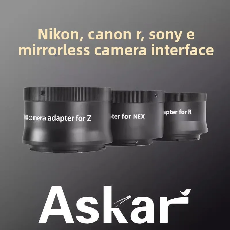Askar M54/M48 Adaptor for Mirrorless Cameras Female Thread Compatible with NK Cn Sy Mirrorless Cameras