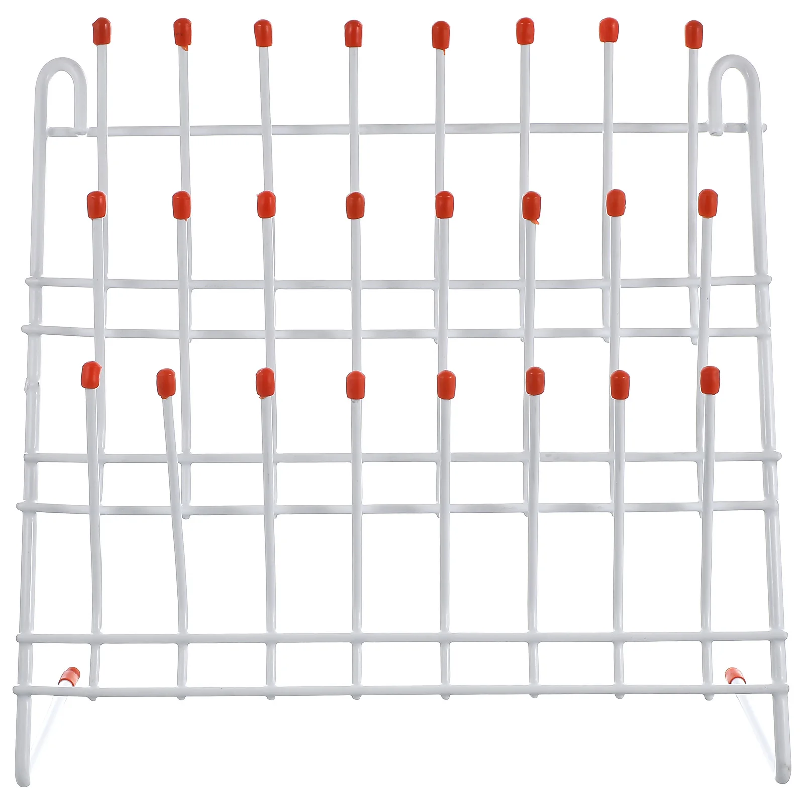 Lab Drying Rack 24 Pegs Lab Glassware Rack Wire Laboratory Drain Rack Wall Mount Freestanding Lab Glass Drying Rack